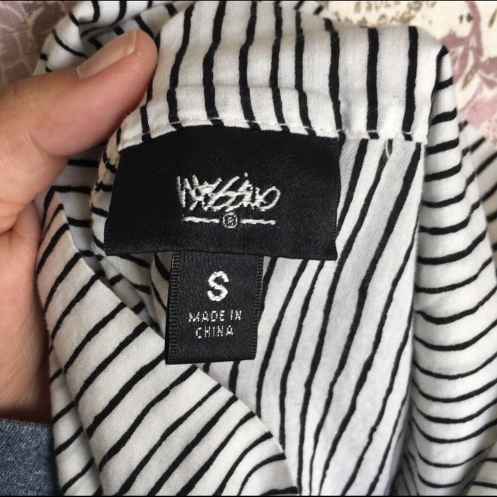 Mossimo Striped Button Up Tunic - Picture 5 of 5